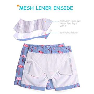 maamgic Boys Swim Trunks Toddler Swim Shorts Little Boys Bathing Suit Swimsuit Toddler Boy Swimwear