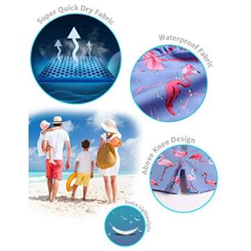 maamgic Boys Swim Trunks Toddler Swim Shorts Little Boys Bathing Suit Swimsuit Toddler Boy Swimwear