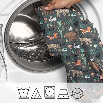 Boppy Original Nursing Pillow, Green Forest Animals, Ergonomic Nursing Essentials for Bottle and Breastfeeding, Firm Fiber Fill, with Removable Pillow Cover, Machine Washable