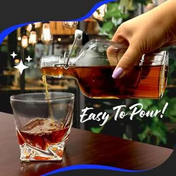 Nevlers 8 PK Glass Flasks | Stylish Swing Top Bottles