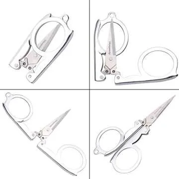 Shapenty Portable Folding Scissors for Crafting and Travel