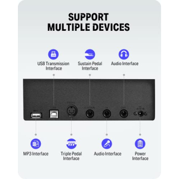 Donner DEP-20 Digital Piano with Weighted Keys