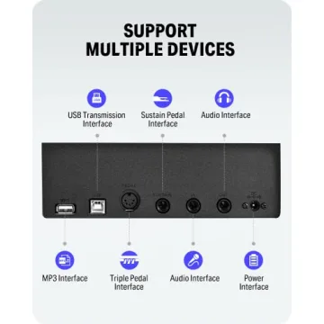 Donner DEP-20 Digital Piano with Weighted Keys