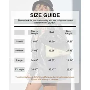 Pepochic Womens Oversized Leather Jacket for Stylish Comfort