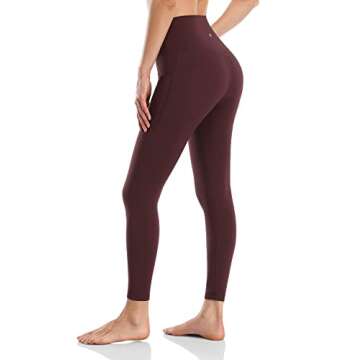 HeyNuts 7/8 High Waisted Leggings with Pockets Women