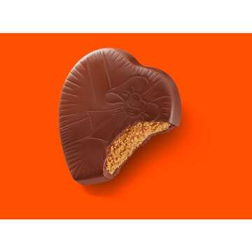 REESE'S Milk Chocolate Peanut Butter Hearts, Valentine's Candy Pack, Perfect Valentines Day Gift for Him, Her, or Kids, Football Party Snacks, 16 oz (2 Pieces)