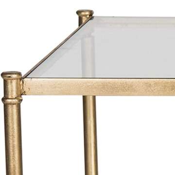 SAFAVIEH Home Collection Aslan Gold Coffee Table
