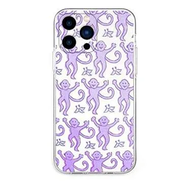 VICLASBISKIY Purple Monkey iPhone 12 Mini Case