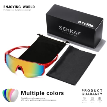 Youth Baseball Sunglasses - Lightweight Sports Eyewear
