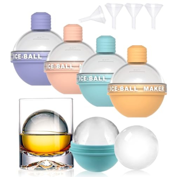 Candy Color Ice Ball Maker for Whiskey and Cocktails