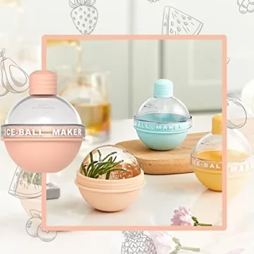 Candy Color Ice Ball Maker for Whiskey and Cocktails