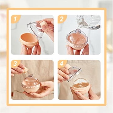 Candy Color Ice Ball Maker for Whiskey and Cocktails