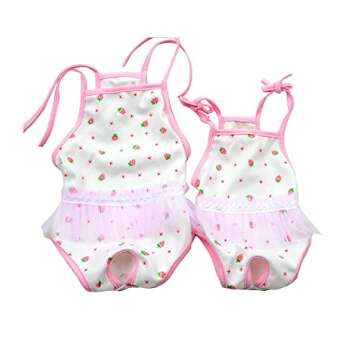 Dog Diaper with Suspender - Cute Cotton Summer Jumpsuit