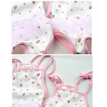 Dog Diaper with Suspender - Cute Cotton Summer Jumpsuit