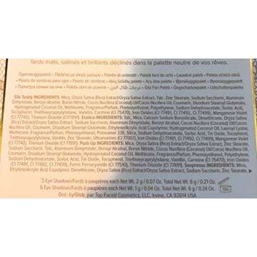 Too Faced Natural Eyes Neutral Eye Shadow Palette Powder