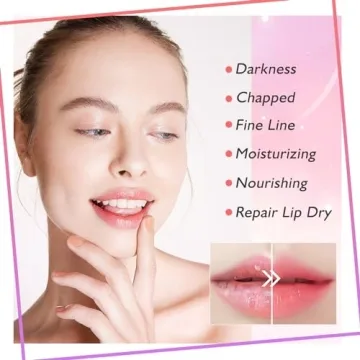 Adofect 30 Pieces Collagen Crystal Lip Masks,Pink Lip Patches& Moisturizers Collagen Lip Pads Great for Hydrating Skin, Anti Chapped & Anti-Aging and Plump Your Lips,Pink