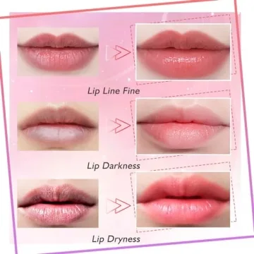 Adofect 30 Pieces Collagen Crystal Lip Masks,Pink Lip Patches& Moisturizers Collagen Lip Pads Great for Hydrating Skin, Anti Chapped & Anti-Aging and Plump Your Lips,Pink