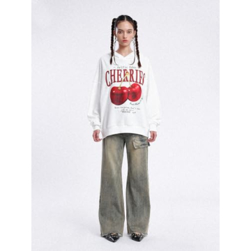 Aelfric Eden Cherry Graphic Hoodies for Trendy Streetwear