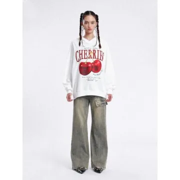 Aelfric Eden Cherry Graphic Hoodies for Trendy Streetwear