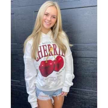 Aelfric Eden Cherry Graphic Hoodies for Trendy Streetwear