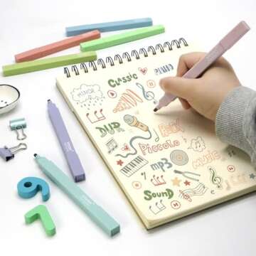 Vitoler Bible Highlighters - 10 Aesthetic No Bleed Pastels