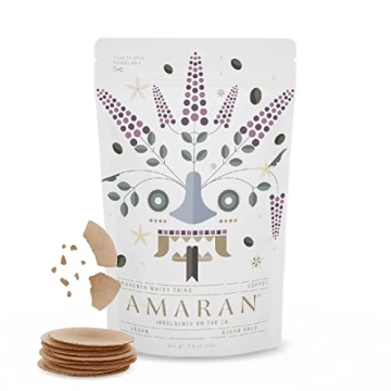 Amaran Amaranth Flour Wafer Thins - Low Calorie Snacks - Healthy Snacks For Adults - Protein Wafers ...