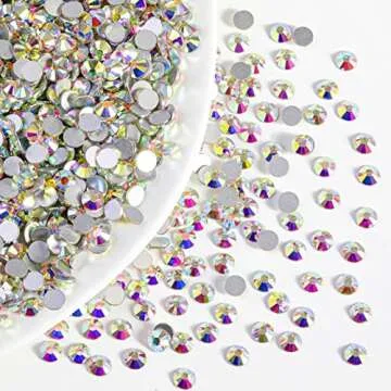 Beadsland 14400pcs AB Crystal Rhinestones for Crafts & DIY