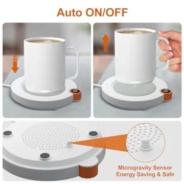 Smart Coffee Mug Warmer with Auto Shut Off & 3 Settings