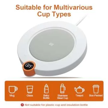 Smart Coffee Mug Warmer with Auto Shut Off & 3 Settings