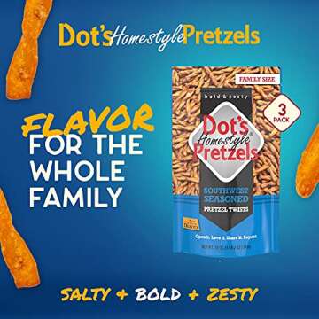 Dot's South West Seasoned Pretzel Twists Family Size