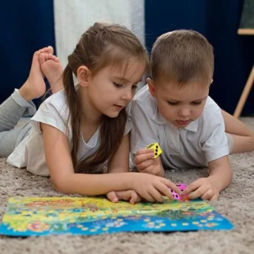 ArtCreativity Foam Dice Set - 24 Colorful Dice for Kids