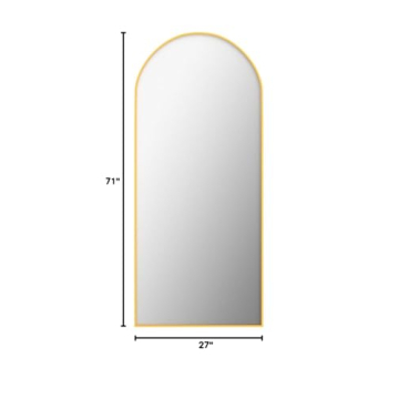 Antok Full Length 71x28 Inch Arched Mirror - Stylish Decor