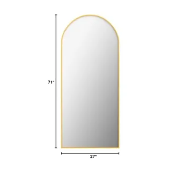 Antok Full Length 71x28 Inch Arched Mirror - Stylish Decor