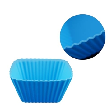 30 Pack Heavy Duty Silicone Baking Cups in Multicolor