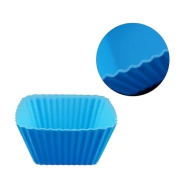 30 Pack Heavy Duty Silicone Baking Cups in Multicolor