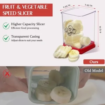 Stainless Steel Fruit Slicer - Effortless Kitchen Gadget