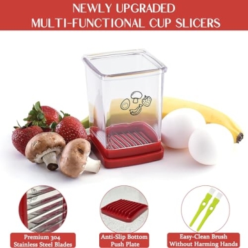 Stainless Steel Fruit Slicer - Effortless Kitchen Gadget