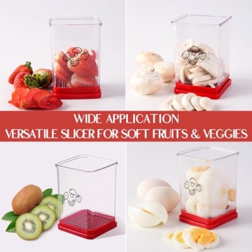 Stainless Steel Fruit Slicer - Effortless Kitchen Gadget