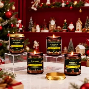 Balsam Cedar Candle for Christmas - Long Lasting Aroma