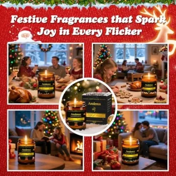 Balsam Cedar Candle for Christmas - Long Lasting Aroma