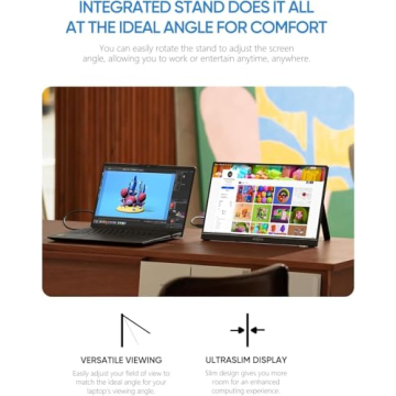 ARZOPA 15.6" FHD Portable Laptop Monitor