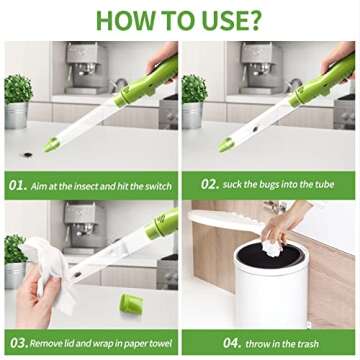 Powerful Vacuum Bug Catcher - Rechargeable LED Pest Control