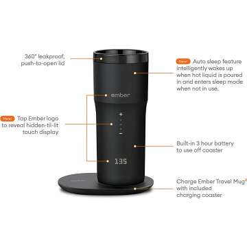 Ember Travel Mug 2 - 12oz Smart Heated Coffee Mug