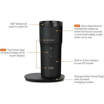 Ember Travel Mug 2 - 12oz Smart Heated Coffee Mug