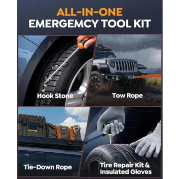 YaberAuto 16-in-1 Jump Starter and Air Compressor