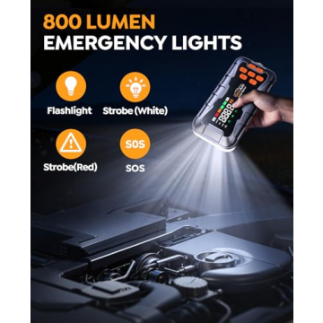 YaberAuto 16-in-1 Jump Starter and Air Compressor