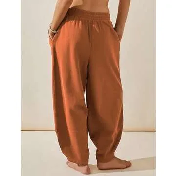 Tomosc Women's Harem Pants | Stylish & Comfortable Wide Leg Pants