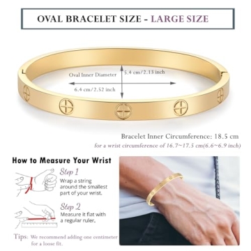Trendy RIMRIVA Gold Bangle Bracelet for Women