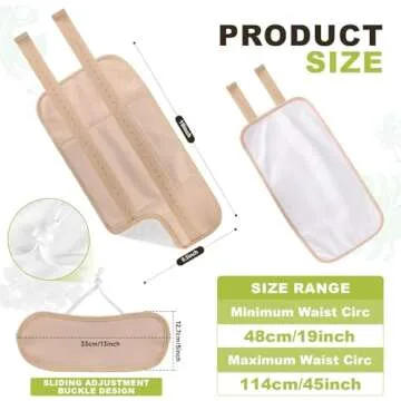 Castor Oil Packs, Reusable Organic Castor Oil Packs for Liver Detox, Machine Washable, Leak Proof Castor Oil Packs for Liver Detox, Flannel Cotton with Adjustable Elastic Band