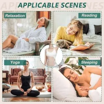 Castor Oil Packs, Reusable Organic Castor Oil Packs for Liver Detox, Machine Washable, Leak Proof Castor Oil Packs for Liver Detox, Flannel Cotton with Adjustable Elastic Band